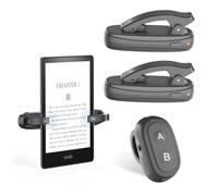 2 Clips Finger Ring Page Turner for Kindle, Remote Control Page Turner for Kindle Paperwhite Kobo Pocketbook Readers iPad Tablets Reading Novels Ebook Reading Accessories