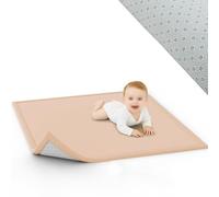 2 cm Thick Baby Play Mat for Floor 150 x 150 cm , Floor Padded Playmats for Babies, Baby Mats for Floor Play, Thickened Playmat for Babies, Machine Washable, for Crawling & Playing, Non-Slip Bottom