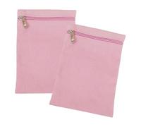 2 Coats Pocket Sew-on Side Pockets with Secure Cell Phone Compartment, Discreet Storage Solution And Wallet for Jackets And Coats, Made of Canvas, Pink