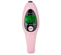 2 Colors Digital LCD Display Precision Skin Sensor Tester Facial Moisture Water Oil Analyzer (Pink)