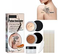 2 Colors Tattoo Concealer Cream Makeup Body Birthmark Scar Marks Cover Cream Waterproof Scar Cover Makeup Camouflage Cream For Use On Body, For Legs, For Men And Women