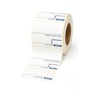 2-Colour 58 × 60 mm CAS-Compatible Scale Label Rolls - 500 Labels per Roll Pack of 5