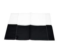 2 Colour Black White Football Sports Corner Pole Flags