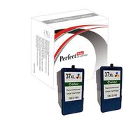 2 Colour Compatible Ink Cartridge Replace 37XL for Lexmark X3650 X4650 X5650 X6650 X6675 Z2420 Printer