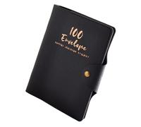 2 Compact 100-Day Budget Challenge Book: Adjustable Envelope Pages for Financial Goals & Money Management Compact Money Container