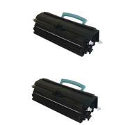 2 Compatible Black Toner For Lexmark E260A11E E260 E360 E460 E462 [3.500 PG]