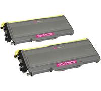 2 Compatible TN2120 TN2110 Laser Toner Cartridges for Brother DCP-7030 DCP-7040 DCP-7045N HL-2140 HL-2150 HL-2150N HL-2170 HL-2170W MFC-7320 MFC-7340 MFC-7440N MFC-7840W | 2,600 Pages