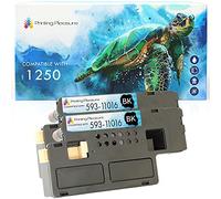 2 Compatible Toner Cartridges for Dell 1250c 1350cn 1350cnw 1355cn 1355cnw C1760nw C1765nf C1765nfw C17XX - Black, High Yield