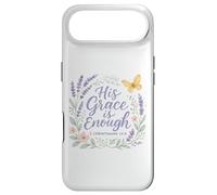 2 Cor. 12:9 - His Grace is Enough Butterfly Floral Case for iPhone Air