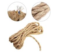 2 Core 3 Core 0.75 Mm² Vintage Hemp Rope Wire Copper Electrical Twisted Flexible Cable Braided Edison Retro Pendant Light Cords (Color : 2 cord, Size : 30m)