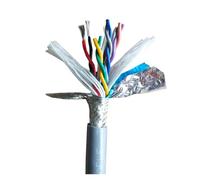 2 Cores 24 AWG TRVVP Towline Cable Shielded | Twisted Pair PVC Copper Cable 100m, Oil , Bendable, Hardy(6 cores)