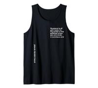 2 Corinthians 12:9, Strength to Encourage You in Hard Times Tank Top