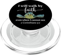 2 Corinthians 5 17 We Walk By Faith Not By Sight Bible Verse PopSockets PopGrip for MagSafe
