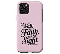 2 Corinthians 5:7 Walk By Faith Bible Verse Christian Case for iPhone 11 Pro