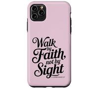 2 Corinthians 5:7 Walk By Faith Bible Verse Christian Case for iPhone 11 Pro Max