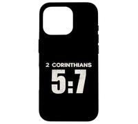 2 Corinthians 5:7 Walk by Faith Scripture Verse Case for iPhone 16 Pro