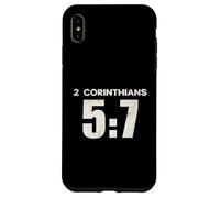 2 Corinthians 5:7 Walk by Faith Scripture Verse Case for iPhone XS Max