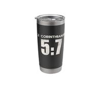 2 Corinthians 5:7 Walk by Faith Scripture Verse Stainless Steel Insulated Tumbler