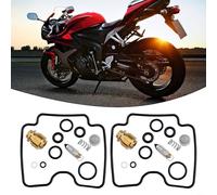 2 Count Carburetor Repair Kit with Needle for Suzuki GZ250 1999 through 2009 and GS500F 2004 through 2009 Motorcycle Use
