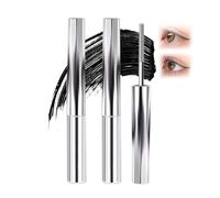 2 Count Tubing Mascara Primer,Enhance Black Mascara Volume and Length Waterproof,Eyelash Primer Iron Wand Mascara for Women,0.22 Fl Oz