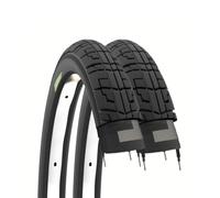 2 Covers 12 1/2 X 1.75 2 1/4 Black Road Tyres Kids Bike 12" Tires City Bike MTB