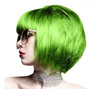 2 Crazy Color Semi Permanent Hair Colour Dye Cream by Renbow 100ml Lime Twist 68