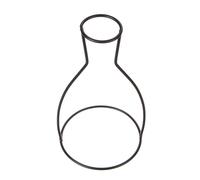 (#2) Creative Metal Wire Vase Black Flower Rack Abstract Geometric Frame Home Decor