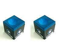 2 Cubes/PIECES of BLUE Home, Pub, Club Pool Tables CUE TIPS CHALKS