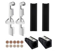 2 Cue Clamps, 10 Tips, Pool Ball Shapers, Tips Trimmers