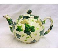 2 cup teapot in maple ivy design by Heron Cross Pottery.