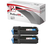 2 Cyan Compatible Toner Cartridges For Dell Printer 1320 1320c 1320cn