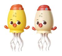 2 dancing octopus toy, 8-legged Automatic obstacle avoidance octopus, dancing electric toy with LEDs and music, rechargeable crawling, interactive obstacle avoidance sensor, for dog, cat and childre