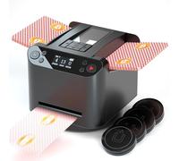 2 Deck Automatic Card Shuffler and Dealer, 360° Rotating Card Dispenser for Uno Game, Rechargeable, Max 8 Players