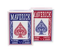 Maverick Red Playing Cards Deck Poker Standard Index Magic Tricks Quality New