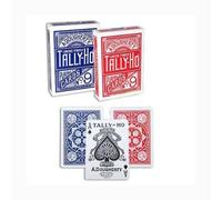 2 decks Tally-Ho Fan Back (Blu-Red)