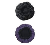 2 Deep Conditioning Heating Natural Stretchy for SPA Home- NPR Hat for Thermal Steamer Treatment Nourishing Reusable Heat Gel Bonnet - Cordless Portable Elastic Design - Linseed