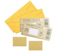 2 Deluxe Golden Ticket Surprise Scratch Off Card | Personalised Gifts for men | Scratch Card Reveal | Personalised Gift Voucher | Will You be my Bridesmaid Proposal | Unique Gifts for Boyfriends