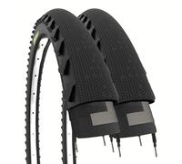 2 x Demi Slick Tyres 26x1.95 | 50-559 MTB Trekking Bike Hybrid Mountain Bike CityBike