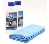 2 Descaler for Espresso Machines and Coffee Makers - Includes Microfiber Cloth, Compatible with Melitta Avanza, Avanza 6767843, Barista Se - Accessories, Spare Parts