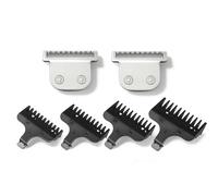 2 Detachable 40mm T-Blades with 4 Guard Combs (1.5mm 3mm 5mm 6.5mm)-Compatible with Wahl Trimmer Models 9864, 9864SS, 9818, 9888, 9867, 9816, WSS3L, SS2L& More