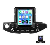 2 Din 9.7 Inch Android 15 Car Stereo Radio For J-eep Wrangler JL/Gladiator 2018-2023 With Wireless Carplay AHD Backup Camera Bluetooth Wifi FM Steering Wheel Controls GPS Navigation(Size:L10)