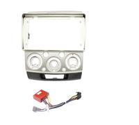2 Din 9 Inch For For Ranger For Mazda For BT-50 2000-2010 Car Radio Installation DVD GPS Mp5 ABS PC Plastic Fascia Plane Frame Dash Kit Car Radio Fascia(Gold-MT Frame Cable)