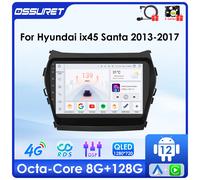 Hizpo 9 Inch Android Auto Car Radio for Hyundai Ix45 Santa Fe 2013 - 2017 Multimedia Player GPS Navi 2 Din Stereo Bluetooth DSP 4cores 1G 32G -P1