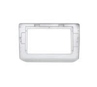 2 Din Android Car Radio Frame Kit For Skoda For Fabia 2007-2014 Auto Stereo Install Dash Panel Mounting Fascia Cover Bezel Car Radio Fascia(Silver,7 inch)