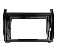 2 Din Car Radio Dashboard Fascia For Polo 2009+ 9inch Stereo Panel Mounting Bezel Faceplate Center Console Holder