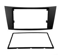 2 Din Car Radio Fascia Frame Panel Black Abs Plastic Mounting Kit For Benz E Class W211 And Cls Class C219 Audio Trim Bezel(173 * 98mm)