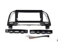 2 Din Car Radio Installation GPS Plastic Fascia Panel Frame And Cable For HYUNDAI For Santa Fe IX45 2006-2008 Dash Mount Kit Car stereo facia(Frame-cord-2006-08)