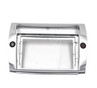 2 Din Car Radio Stereo Audio Plate Fascia Frame For Citroen C4 For Quatre 9 Inch Android Player Panel Dash Mount Kit(Silver,Frame an canbus)