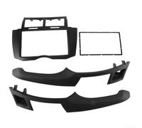 2 Din Car Stereo Fascia Frame Trim Kit for Yaris For Vitz Platz 2005-2011 Dashboard Installation Panel Black Plastic Metal Frame 178x102mm Compatible(Panel Frame)