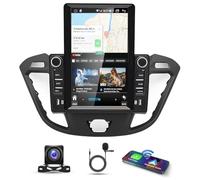 2 Din Car Stereo for Ford Transit/Tourneo Custom 2012-2021 w/Carplay Android Auto, 9.7 Inch IPS Touchscreen 2G+32G Android 14 Car Radio Receiver GPS Navi Bluetooth Wifi FM BT SWC AHD Backup Camera Mic
